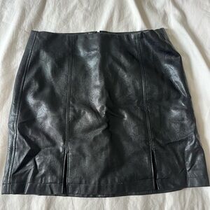 Leather skirt
